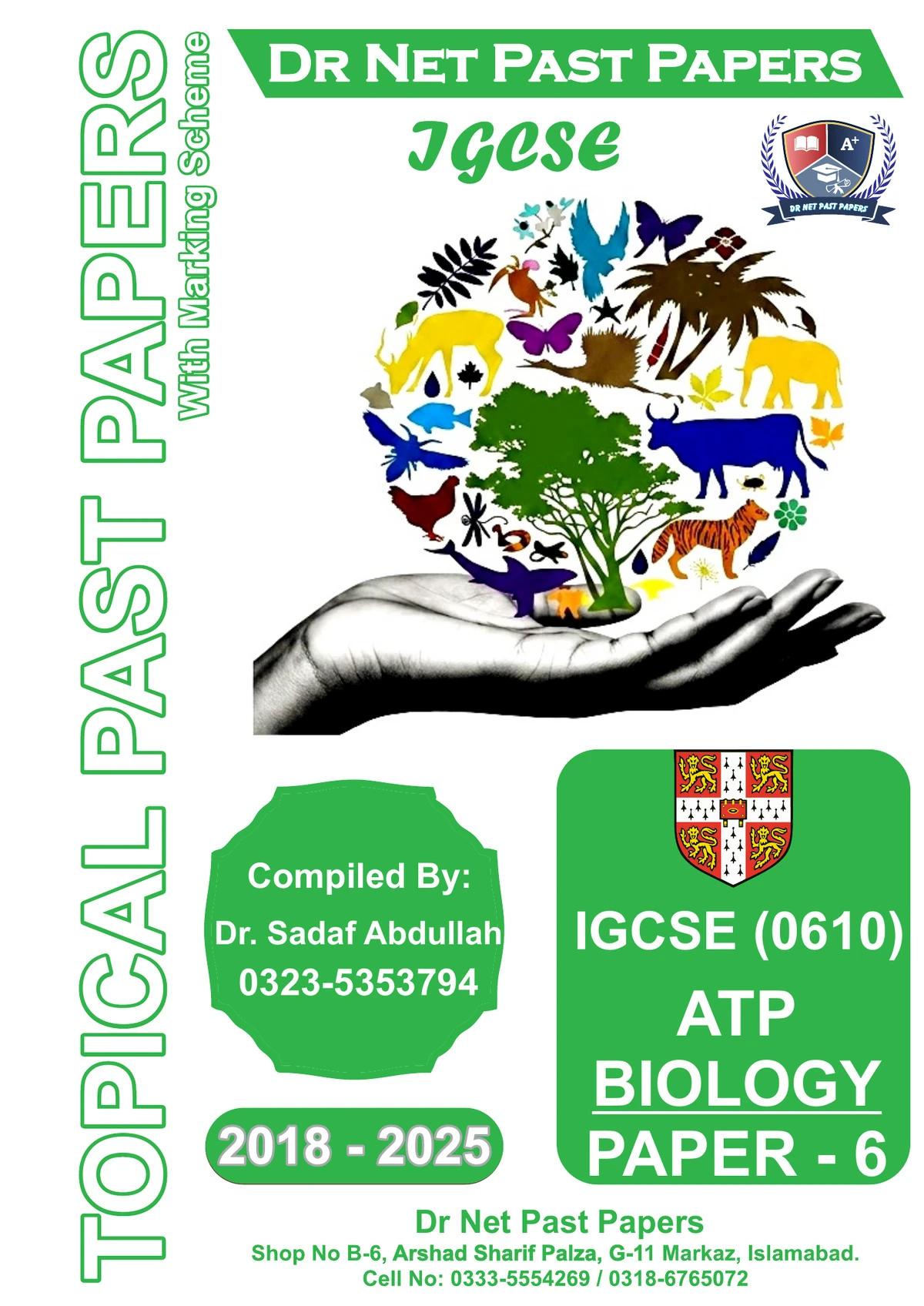 IGCSE Biology 0610 ATP Paper 6 Topical Past Papers cover
