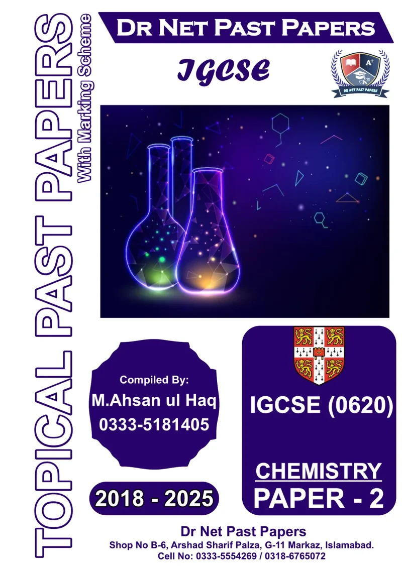 IGCSE Chemistry 0620 Topical Past Papers Paper 2 cover