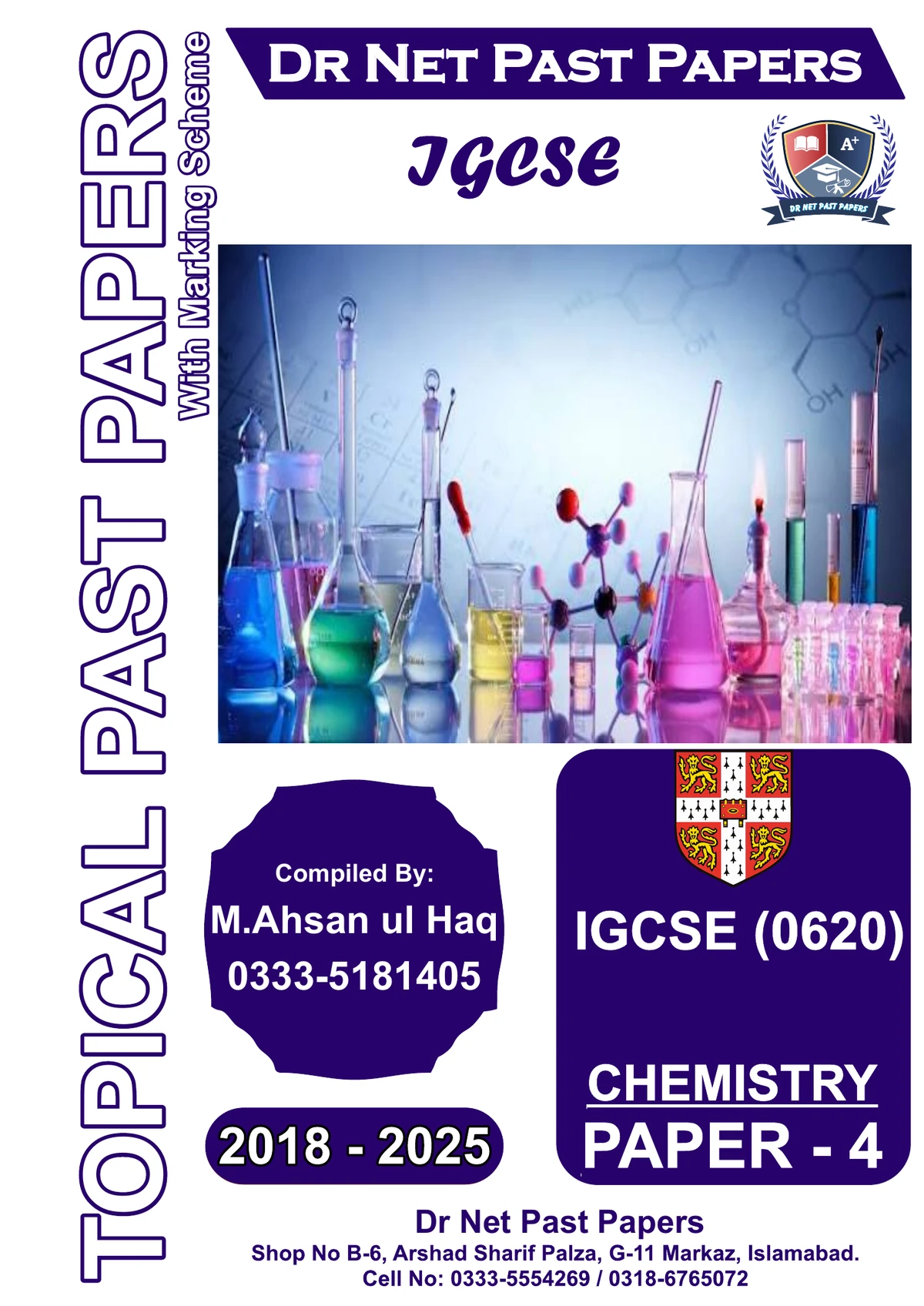 IGCSE Chemistry 0620 Paper 4 Topical Past Papers cover