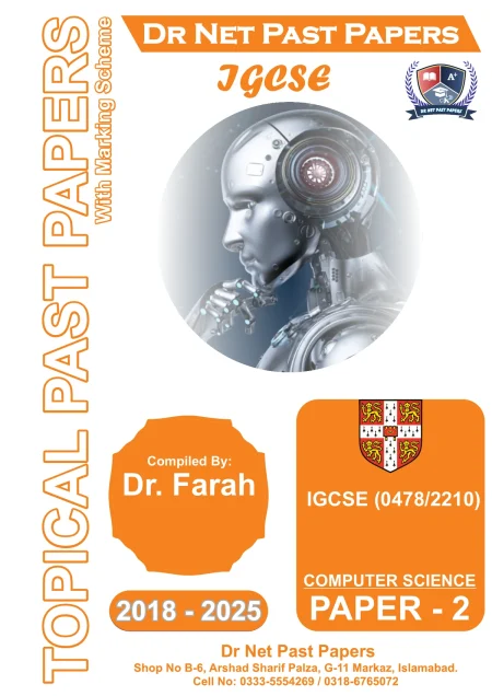 IGCSE Computer Science 0478 2210 Topical Past Papers Paper 2 cover