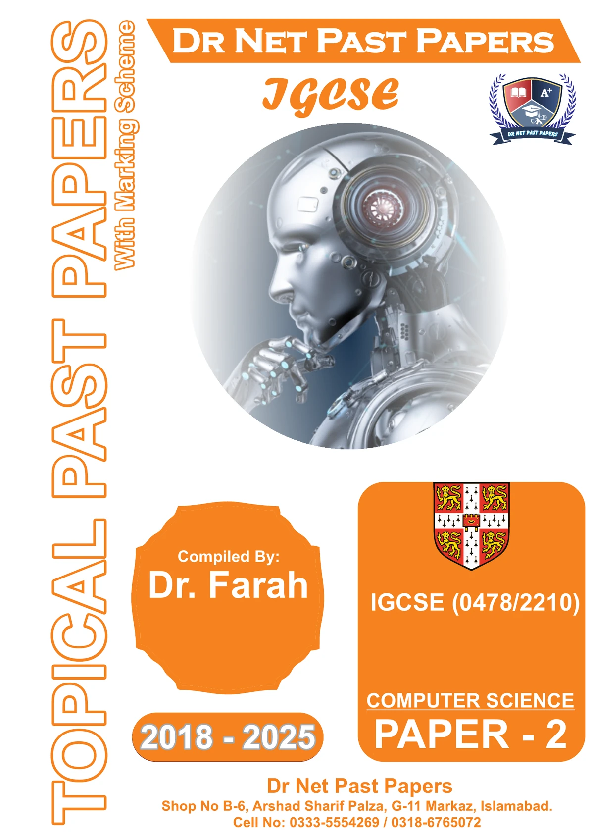 IGCSE Computer Science 0478/2210 Paper 2 Topical Past Papers cover