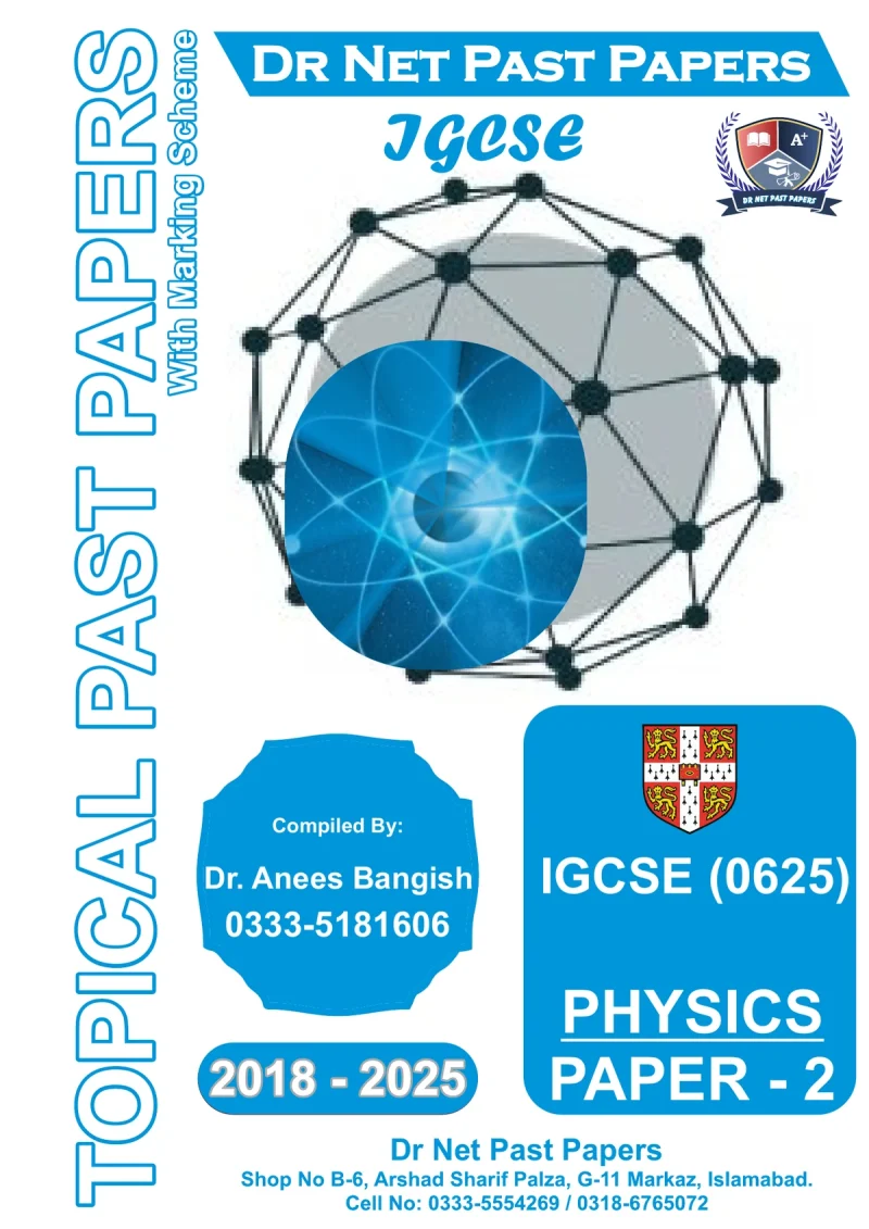 IGCSE Physics 0625 Topical Past Papers Paper 2 cover
