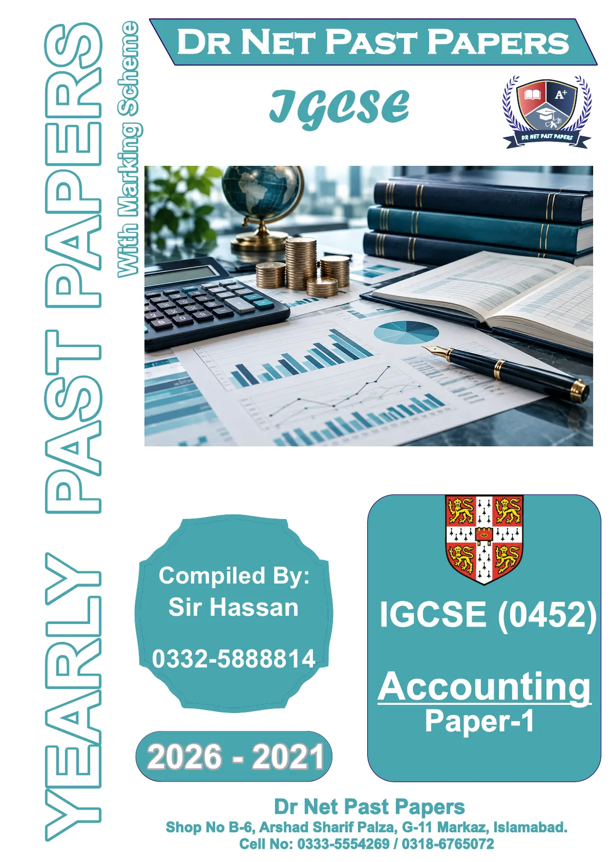IGCSE Accounting 0452 Paper 1 Yearly Past Papers (2021-2026)