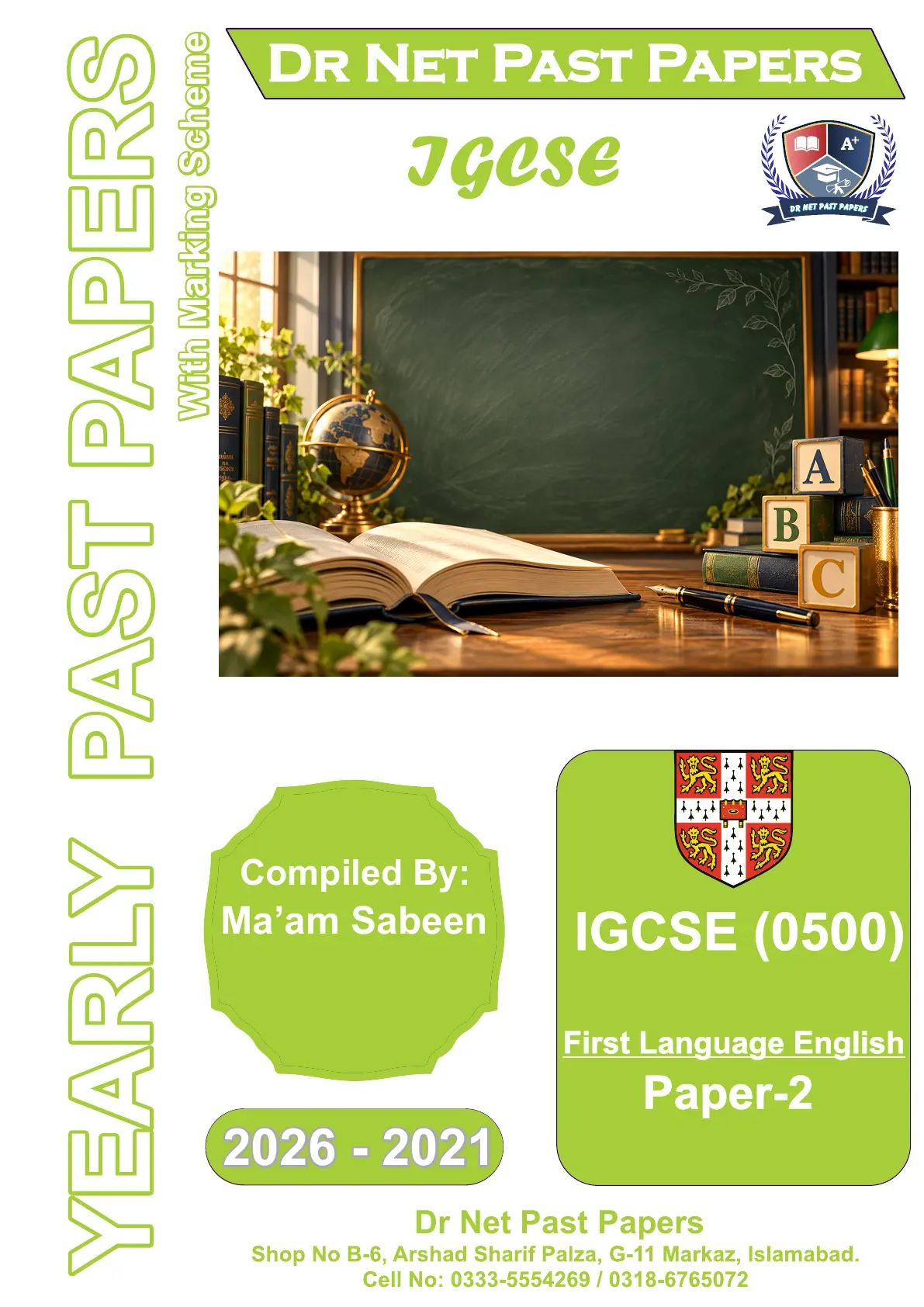 IGCSE First Language English 0500 Paper 2 Yearly Past Papers (2021-2026)