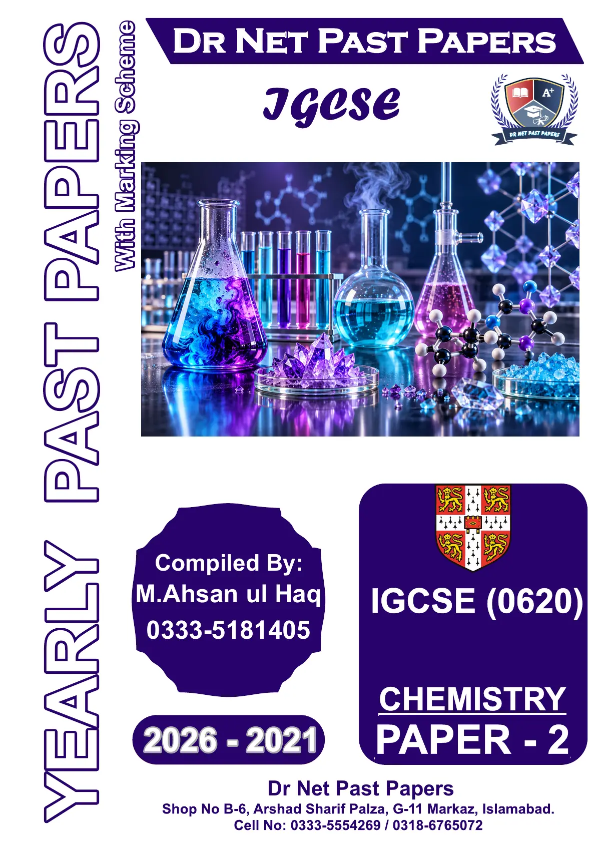 IGCSE Chemistry 0620 Paper 2 Yearly Past Papers (2021-2026)